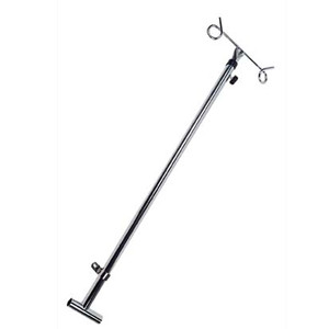 WHEELCHAIR ACCESSORIES IV POLES 2 HOOK W/MOUNTING BRACKET (EA) [500-WCIV]