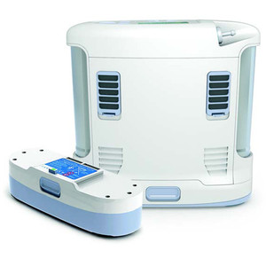 CONCENTRATORS OXYGEN MACHINE 3 LPM PORTABLE 100-240 V 50-60 Hz 5 YR WTY 16 CELL BATTERY OXYGO (EA) [765-1400-1000-16]