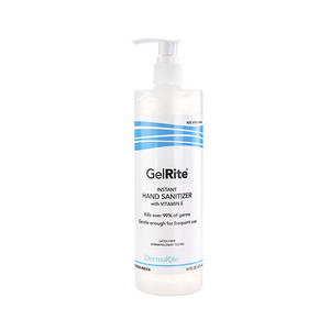 *USE - 100-FE97-A* SANITIZERS HAND ETHYL ALCOHOL GEL 65% 16OZ W/ALOE VIT E PUMP TOP COMPLIANCE SOLN MADE USA (12/CS) [600-SCS17]