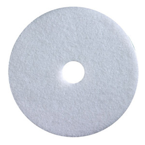 PADS FLOOR FINE POLISH 20IN WHITE (5/CS) [500-FLP20-WHT]