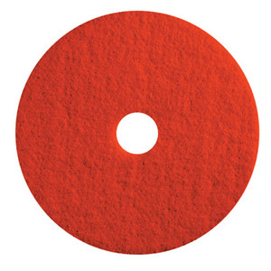 PADS FLOOR BUFFING 20IN SYNTH RESTORE GLISTENING LUSTER RED (5/CS) [500-FLP20-RED]