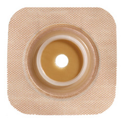 OSTOMY WAFER CUT-TO-FIT 4IN X 4IN W/1 1/2IN FLANGE W/STOMAHESIVE TAN SUR-FIT NATURA (10/BX 10BX/CS) [CVT1252-63]