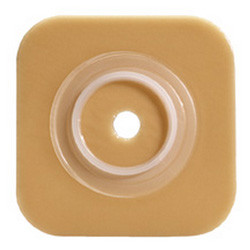 OSTOMY WAFER CUT-TO-FIT 4IN X 4IN W/2 1/4IN FLANGE W/STOMAHESIVE CLEAR SUR-FIT NATURA (10/BX 10BX/CS) [CVT4015-76]