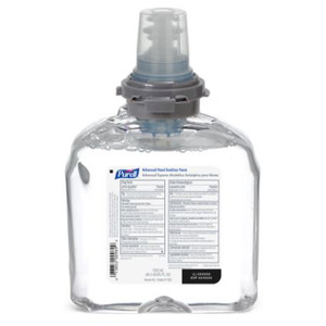 SANITIZERS HAND ETHYL ALCOHOL FOAM 70% ADVANCED F/ 1200ML PURELL TFX-12 (2/CS) [GJ5392-02]
