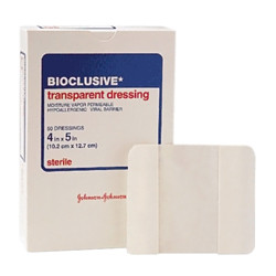 DRESSINGS FILM TRANS ADH LF ST 2IN X 3IN BIOCLUSIVE PLUS (100/BX 15BX/CS) [JJ2461]