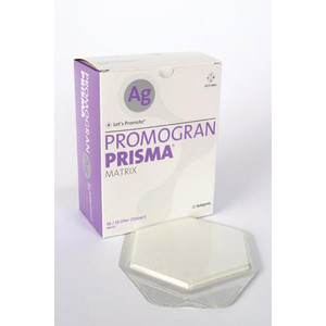 DRESSINGS COLLAGEN ALGINATE W/SILVER NON-ADH LF ST 4.34IN X 4.34IN PRISMA MATRIX (10/BX 4BX/CS) [JJMA028]