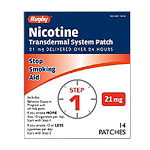 PATCH NICOTINE 21MG STEP 1 MADE USA (14/BX 24BX/CS) [PH316]
