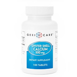 SUPPLEMENTS MINERALS CALCIUM OYSTER SHELL 500MG TABLETS MADE USA (100/BTL 12/CS) [PH047]
