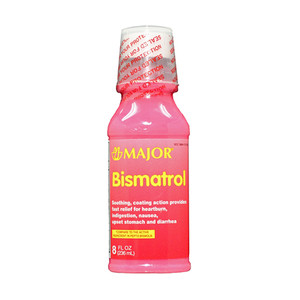 ANTIDIARRHEALS RELIEF 8OZ BTL PINK BISMUTH SUBSALICYLATE 525MG COMPARE TO PEPTO-BISMOL ORIGINAL MADE USA (12/CS) [PH057]
