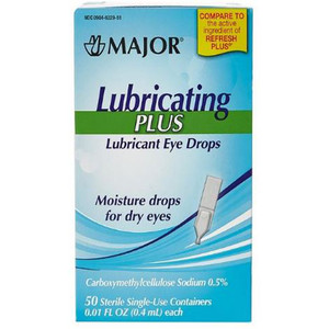 EYE DROPS LUBRICANT F/SENSITIVE EYES ST 0.4ML VIALS (30/BX 36/CS) [PH151]