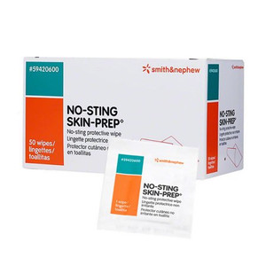 OSTOMY BARRIER WIPES STING FREE SKIN-PREP (50/BX 20BX/CS) [SN59420600]
