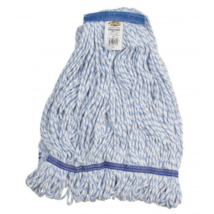 MOPS HEADS LOOPED END DBL SEWN GREEN MESH 24OZ MD (12/CS) [500-HPAM-24]