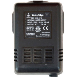 VITAL SIGNS DIAGNOSTICS ACCESSORIES TRANSFORMER AC POWER F/WELCHALLYN SPOT VITAL (EA) [WA5200-101A]