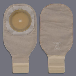 OSTOMY PCH 1PC DRAIN CUT-TO-FIT UP TO 2 1/2IN BEIGE PREMIER (10/BX 24BX/CS) [HOL8551]