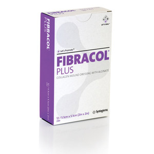 DRESSINGS COLLAGEN ALGINATE NON-ADH LF ST 2IN X 2IN FIBRACOL PLUS (12/BX 6BX/CS) [JJ2981]