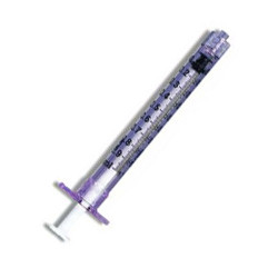 SYRINGES ONLY DISP ST LUER LOCK TIP 1CC BD (100/BX 8BX/CS) [BD309628]