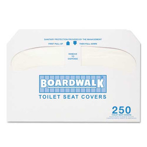 COVERS TOILET SEAT DISP WHITE (250/PK 20PK/CS) [500-TSCD]
