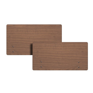 BEDS HEADBOARD & FOOTBOARD ONLY RECT MD OAK F/ 075-LBT7174 (PR/SET) [075-AB48600]