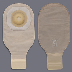 OSTOMY PCH 1PC DRAIN PRE-SIZED CONVEX 1 1/2IN BEIGE PREMIER (5/BX) [HOL8596]