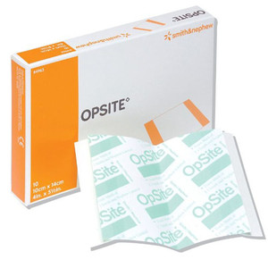 DRESSINGS OPSITE STERILE 5.5 X 4IN TRANSPARENT FILM (10/BX 10BX/CS) [SN4963]