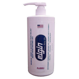 ANALGESICS PAIN RELIEF GEL MUSCLE RUB 32OZ ORGANIC ILEX & ALOE VIT E PUMP (16/CS) [PH253]