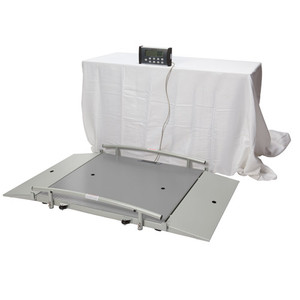 SCALES DIGITAL WHEELCHAIR PORTABLE 31.5IN X 31.5IN PLATFORM 1000LB CAP BARIATRIC (EA) [600-SWPP-1]