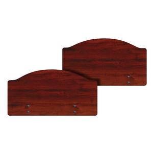 BEDS HEADBOARD & FOOTBOARD ONLY CENTER CROWN CHERRY F/ 075-LBT7174 (PR/SET) [075-AB04600CCR]