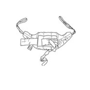 LIFTS SLINGS STANDING SOLID POLYESTER PADDED 440LB CAP MD F/HOYER PRO JOURNEY, ASCEND, ELEVATE (EA) [076-NA13500N]