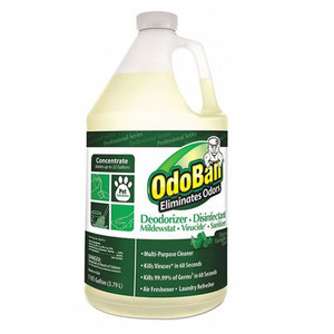 CLEANERS SANITIZER DEODORIZER HARD SURFACE GERMICIDAL ALCOHOL QUAT CONC EUCALYPTUS 1 GAL ODOBAN (4GAL/CS) [CCC911062-EA]
