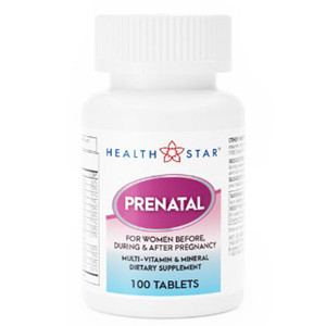 SUPPLEMENTS VITAMINS MULTI PRENATAL TABLETS MADE USA (100/BTL 12/CS) [PH289]