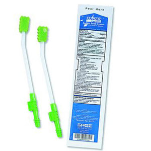 SWAB TOOTHETTES SYSTEM SINGLE USE PLUS SUCTION W/PEROX-A-MINT SOLUTION (2/PK 50PK/BX 2BX/CS) [156-6512]