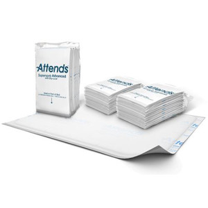 UNDERPADS DISP CHUX 30IN X 36IN SUPER ABS LF BREATHABLE WHITE ATTENDS SUPERSORB MADE USA (5/PK 12PK/CS) [338-ASB3036]