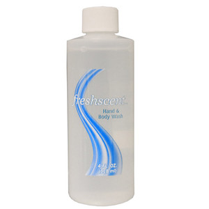 SOAPS LIQUID HAND & BODY 4OZ CLEAR BTL MADE USA (60/CS) [500-SLT4]