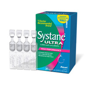 EYE DROPS LUBRICANT ST 0.4ML VIALS SYSTANE ULTRA (25/BX 24BX/CS) [PH286]