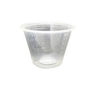 CUPS MEDICINE PLASTIC DISP 1OZ CLEAR W/RIM PP RELIANT (100/SL 50SL/CS 5000/CS) [500-MC5000-PK]