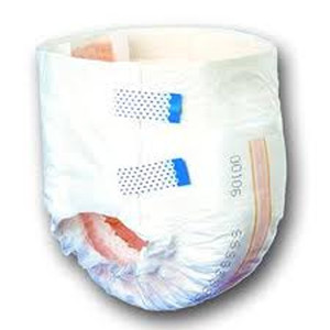 BRIEFS DIAPERS ADULT HVY ABS DISP LF 45-58IN LG WHITE SLIMLINE MADE USA (12/PK 8PK/CS) [149-2132]