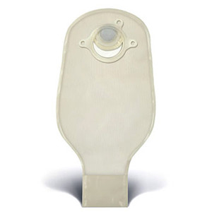 OSTOMY PCH 2PC DRAIN PRE-SIZED 2 1/4IN W/INVISICLOSE FILTER TAN NATURA + (10/BX 14BX/CS) [CVT4164-20]