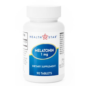 SLEEP AIDS MELATONIN 1MG TABLETS MADE USA (90/BTL 24/CS) [PH327]