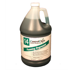 CLEANERS DEGREASER FOOD SERVICE / KITCHEN FLOORS FOAMING ALKALINE 32-64:1 DIL 2.5 GAL CONTROLCHEM #14 MADE USA (2/CS) [600-ESCC14-G2.5]