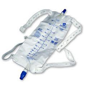 LEG BAGS FABRIC STRAPS ANTI-REFLUX VALVE LF 20OZ 600ML COMPLIANCE SOLN (48/CS) [500-LB20-D]