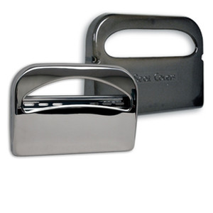 DISPENSERS PAPER TISSUE TOILET SEAT COVER 16IN X 2.5IN X 11.56IN TRANSPARENT SMOKE (EA) [500-UTDTS]