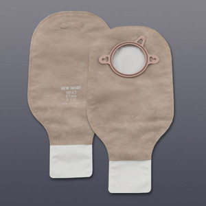 OSTOMY PCH 2PC DRAIN PRE-SIZED 2 3/4IN W/FILTER BEIGE NEW IMAGE (10/BX 24BX/CS) [HOL18144]