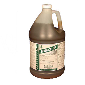 CLEANERS DISINFECTANT HARD SURFACE / FLOOR GERMICIDAL ALCOHOL QUAT CONC PINE OIL 32:1 DIL 1 GAL SPRUCE UP MADE USA (4GAL/CS) [500-ESD05]