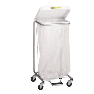 HAMPERS LAUNDRY SINGLE W/ FOOT PEDAL MED DUTY (EA) [500-HM-2]