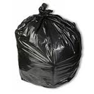 CANS TRASH LINERS 4 GAL BLACK 17IN X 17IN LLD 0.35MIL MADE USA (1000/CS) [500-17MB]