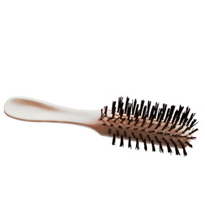 HAIRBRUSH ADULT NON-VENTED WHITE NYLON BRISTLES INDIV BAGGED (24/BX 12BX/CS) [100-HB02]