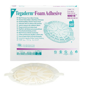 DRESSINGS FOAM ADH OVAL LG 7.5IN X 8.75IN TEGADERM (5/BX 3BX/CS) [3M90616]