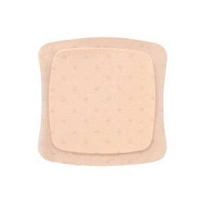 DRESSINGS HYDROFIBER FOAM ANTIMICROBIAL W/SILVER SILICONE SELF-ADH BORDER WTRPRF LF ST 4IN X 4IN AQUACEL AG (10/BX 18BX/CS) [CVT4206-81]