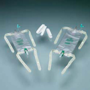 LEG BAGS FABRIC STRAPS ANTI-REFLUX VALVE FLIP-FLO LF 32OZ 946ML BONUS 4 PACK DISPOZ-A-BAG (4/BX 12BX/CS) [BU150432]