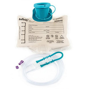 ENTERAL FEEDING BAG 500ML W/PREATTACHED ENFIT CONNECTOR INFINITY PORTABLE (30/CS) [464-INF0500-E]